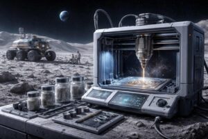 Qualcuno ha appena brevettato la stampa 3D con la polvere lunare