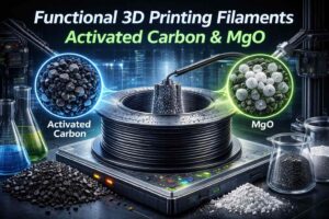 Uno studio analizza l’uso di carbone attivo e MgO nei filamenti per stampa 3D FFF