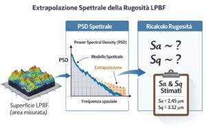Rugosità nelle parti LPBF  usare lo spettro per ridurre tempi e incertezze di misura