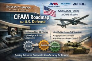 America Makes e NCDMM finanziano con 450.000 dollari l’University of Dayton Research Institute (UDRI)