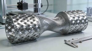 Metamateriali superelastici in Nitinol IMDEA e UPM intrecciano flessibilità e progettazione 3D