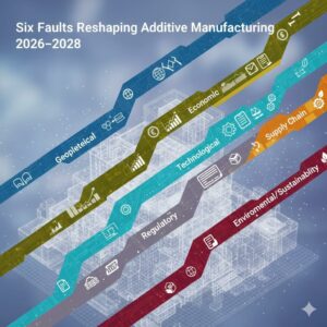 Sei faglie che ridisegneranno la manifattura additiva tra il 2026 e il 2028
