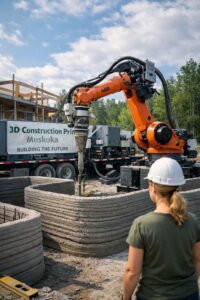 Robotica in edilizia, dal braccio ABB alle pareti in calcestruzzo, tra promesse e vincoli pratici