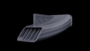 Condotto di aspirazione per elicottero, come la stampa 3D con Roboze ARGO 500 HYPERSPEED riduce i costi dell’80%