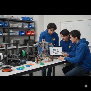 Bambu Lab e l’Università del Michigan, iterazioni più rapide per i robot VEX