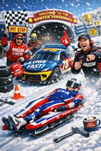 NASCAR usa modelli stampati in 3D in scala 1:1 per ottimizzare l’aerodinamica dello slittino olimpico