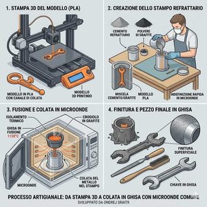 Dal modello 3D al getto in ghisa il progetto di Ondrej Sraitr