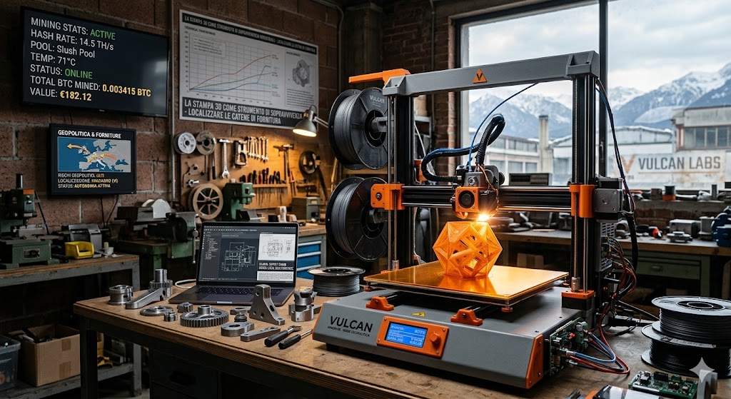 La stampa 3D come strumento di sopravvivenza industriale nell’era della crisi geopolitica nel localizzare le catene di fornitura