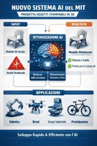 MechStyle del MIT  l’AI generativa che progetta oggetti 3D stampabili e strutturalmente solidi