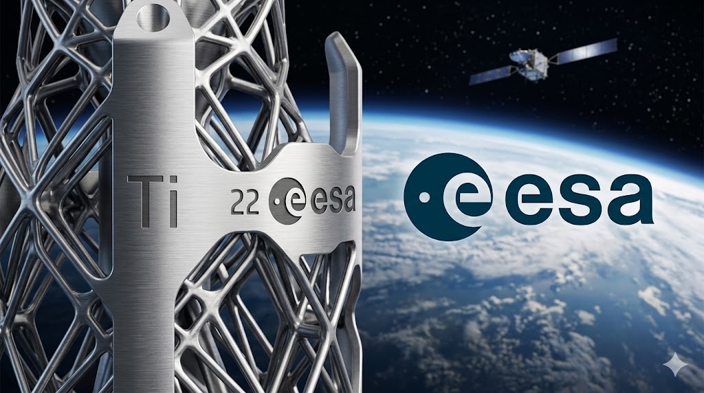 ESA finanzia un nuovo processo al titanio per la stampa 3D aerospaziale