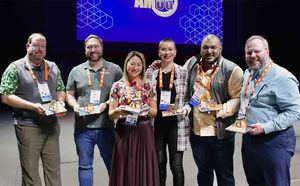 AMUG assegna i DINO Awards 2026 a Olga Ivanova di Mechnano, Daniel Landgraf di 3D Spark, Brian Post di Oak Ridge National Laboratory, Chris Prue di IperionX, John Thiell di Beehive Industries e Annie Wang di Senvol