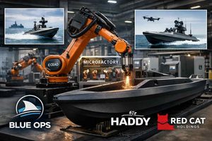 Blue Ops porta la stampa 3D robotica nella produzione di imbarcazioni senza equipaggio