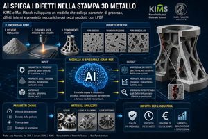 Un modello AI collega i difetti interni alla qualità dei pezzi metallici stampati in 3D dal KIMS e dal Max Planck