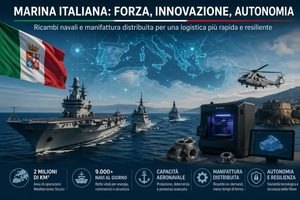 Marina italiana, il progetto DIANA con Roboze porta la stampa 3D e i ricambi digitali nella logistica navale