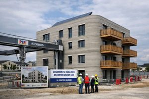 Plurial Novilia consegna a Bezannes ViliaSprint , edificio sociale con struttura portante stampata in 3D sul posto