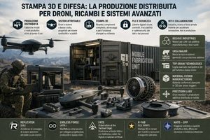 Stampa 3D, droni e difesa perché gli Stati Uniti puntano sulla produzione distribuita