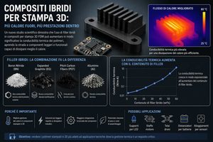 Compositi con filler ibridi per migliorare la dissipazione del calore nella stampa 3D