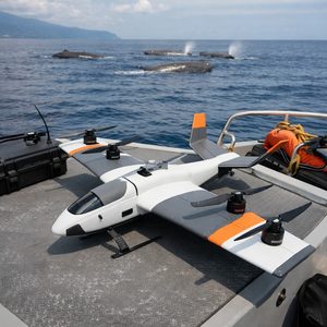 Un drone ad ala fissa stampato in 3D da Harvard per seguire i capodogli al largo di Dominica