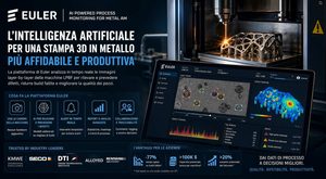 La startup Euler punta sull’AI per leggere i dati di processo e migliorare la qualità della stampa 3D in metallo