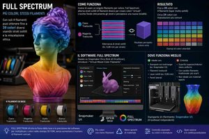 YGK3D mostra Full Spectrum  il fork di OrcaSlicer che estende la tavolozza della stampa FDM