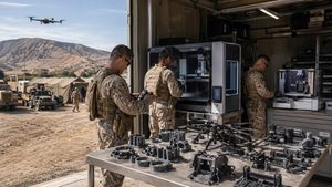 I Marines testano la stampa 3D da campo per riparazioni, manutenzione e produzione di droni