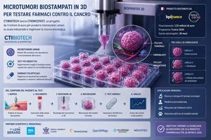CTIBIOTECH CTIONCOTEST microtumori umani biostampati in 3D per testare farmaci contro il cancro