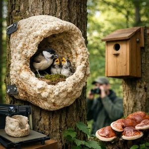 Nidi protesici stampati in 3D e micelio, Oxford e Melbourne testano nuove cavità per gli uccelli minacciati