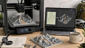 TrailPrint3D trasforma i percorsi GPS in mappe 3D stampabili