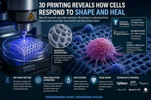 Il progetto SHAPE UpNano e University of Nottingham al lavoro su microstrutture 3D per studiare la guarigione dei tessuti