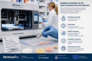 AtrimusRx porta la stampa 3D dei farmaci personalizzati nelle farmacie svedesi