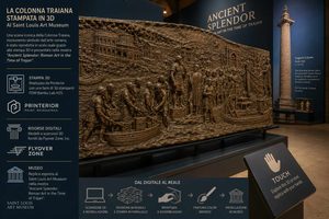 La Colonna Traiana riprodotta in 3D per il Saint Louis Art Museum