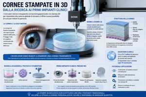 Cornee stampate in 3D dalla ricerca sui bioink ai primi impianti clinici