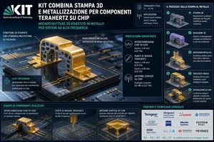 Come il KIT Karlsruhe Institute of Technology stampa microstrutture 3D metallizzate per sistemi THz