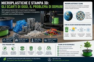 Microplastiche e stampa 3D il problema degli scarti è più serio di quanto sembri