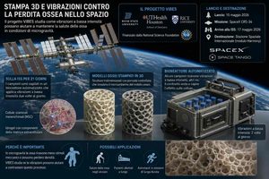 Modelli ossei stampati in 3D sulla ISS per studiare la perdita di massa ossea