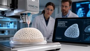 Il progetto B.R.E.A.S.T. Conexeu Sciences sviluppa una matrice mammaria stampata in 3D per la rigenerazione dei tessuti