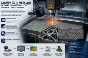 UNF e NSF sviluppano un sistema per individuare e correggere i difetti nella stampa 3D metallica durante la costruzione