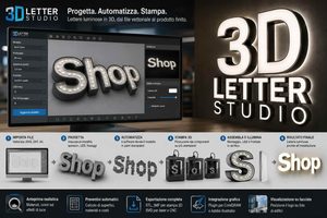 3D Letter Studio porta la stampa 3D nella produzione di lettere luminose