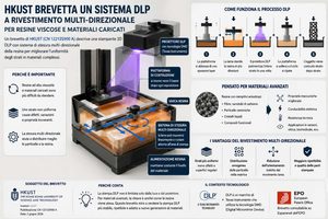 HKUST brevetta un sistema DLP per stendere meglio resine viscose e materiali caricati