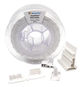 Kömmerling PrintFlow il PVC entra nella stampa 3D FFF con un filamento tecnico bianco