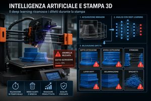 L’intelligenza artificiale entra nel controllo dei difetti durante la stampa 3D