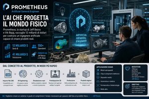 Prometheus di Jeff Bezos vuole portare l’intelligenza artificiale dentro la progettazione dei prodotti fisici
