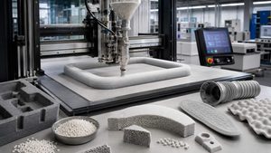 Stampa 3D grande formato con TPE espanso uno studio sul controllo di peso, durezza e geometria