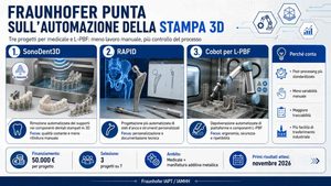Fraunhofer finanzia tre progetti per automatizzare la stampa 3D medica e il post-processing L-PBF