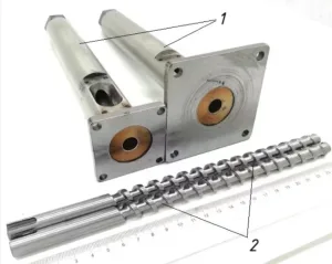 Estrusore monovite per filamenti in ABS, carbonio e kevlar dalla Khmelnytskyi National University e dalla Silesian University of Technology