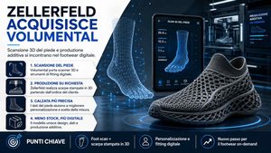 Zellerfeld acquisisce Volumental la scarpa stampata in 3D passa sempre più dalla scansione del piede