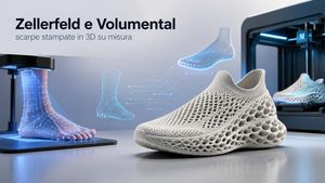 Zellerfeld e Volumental uniscono stampa 3D e scansione del piede per scarpe su misura
