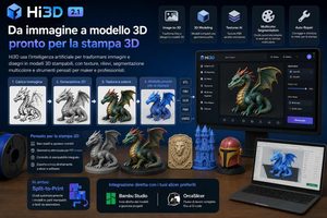 Hi3D trasforma le immagini in modelli 3D pronti per la stampa