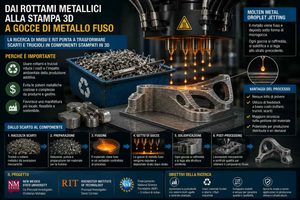 Dai trucioli di alluminio ai pezzi stampati in 3D il progetto NMSU e RIT