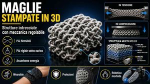 Come funzionano le maglie stampate in 3D con meccanica regolabile